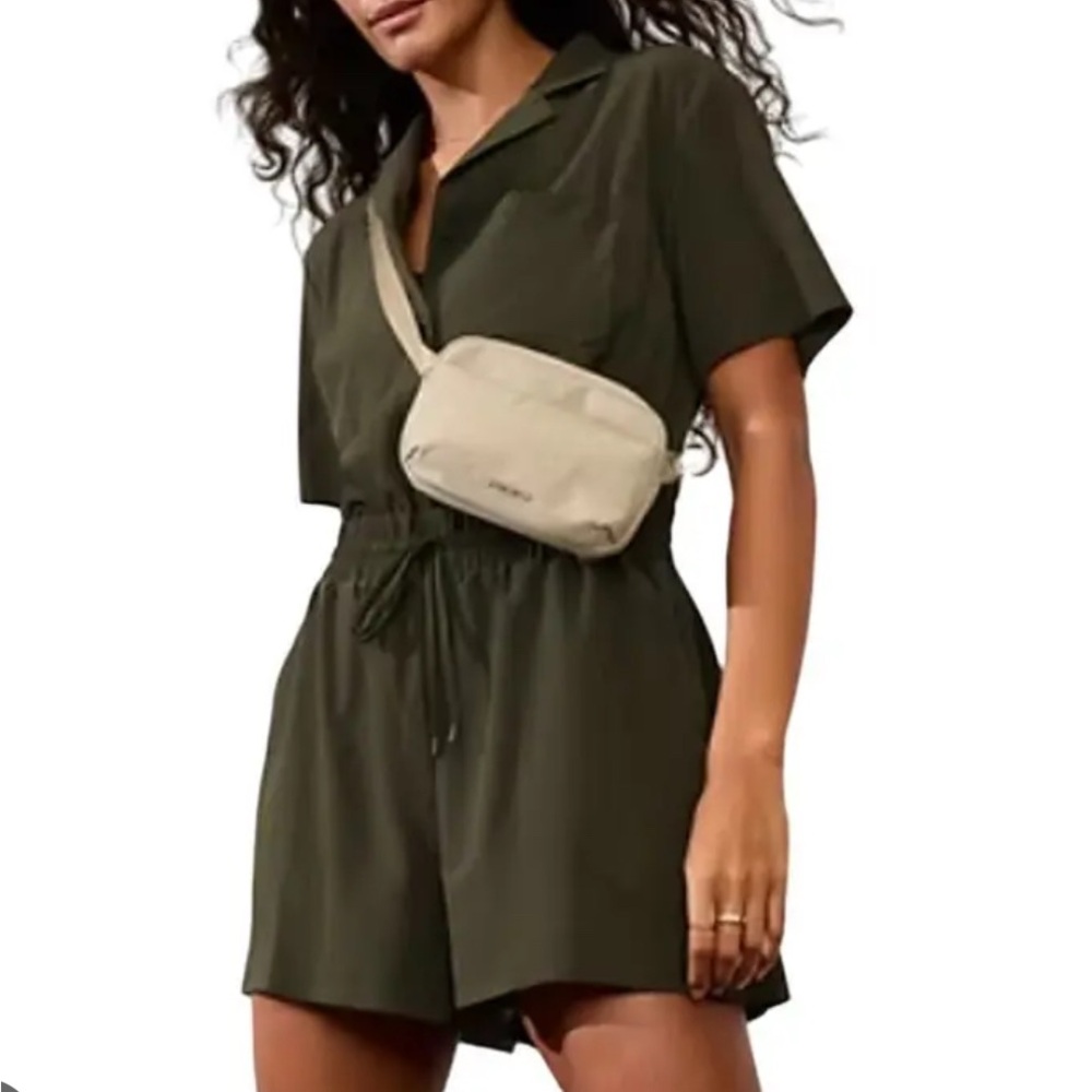 Avenue Romper in Aspen Olive – Athleta – Size XL Tall - 16T